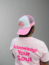Load image into Gallery viewer, Pink Mock Patch Trucker