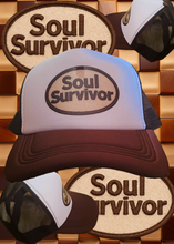 Load image into Gallery viewer, Chocolate Gloss Mock Patch Trucker