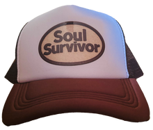 Load image into Gallery viewer, Chocolate Gloss Mock Patch Trucker