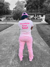 Load image into Gallery viewer, Pink Mock Patch T-shirt